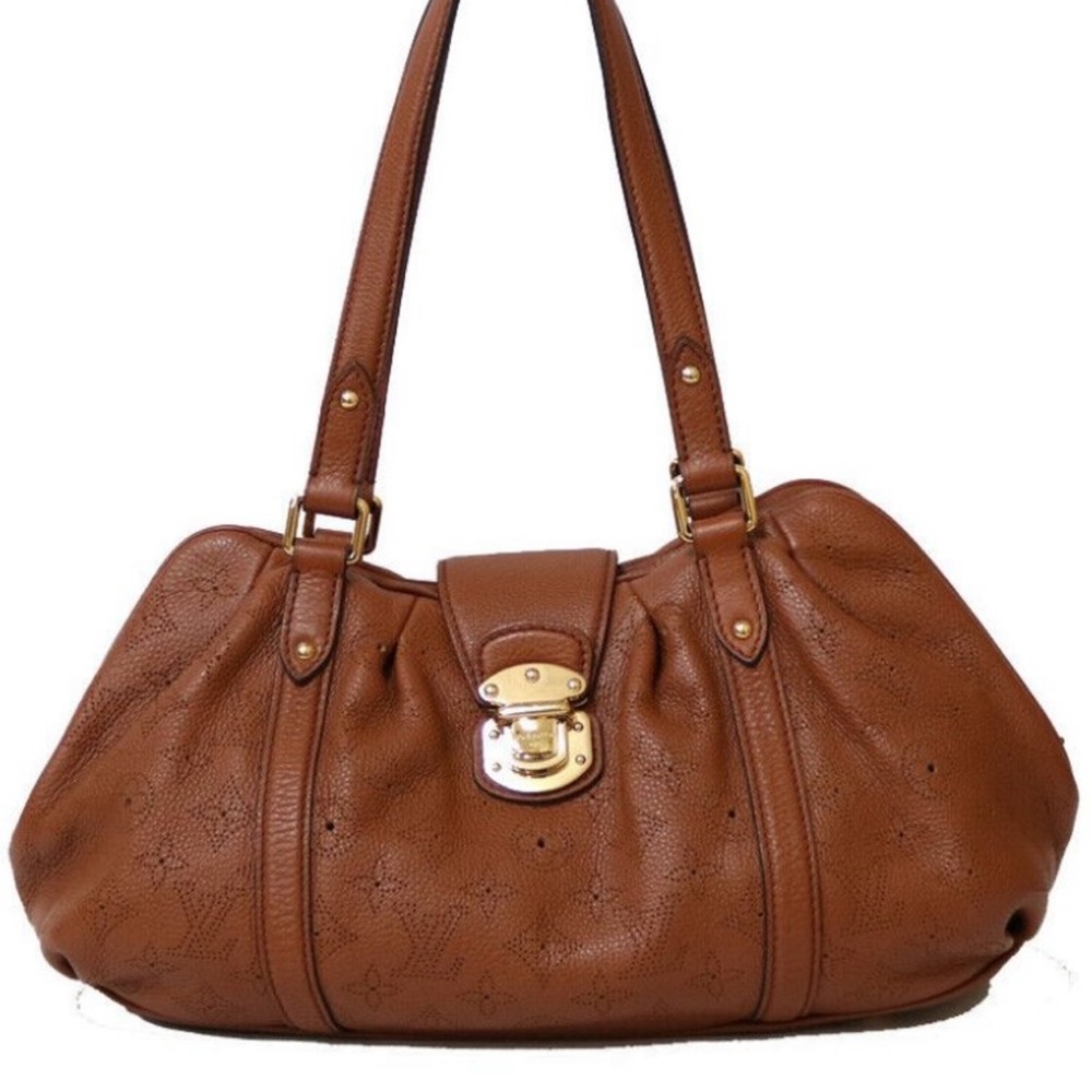 💯% authentic Louis Vuitton Brown Mahina Lunar PM bag